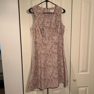 Loft fit n flare dress